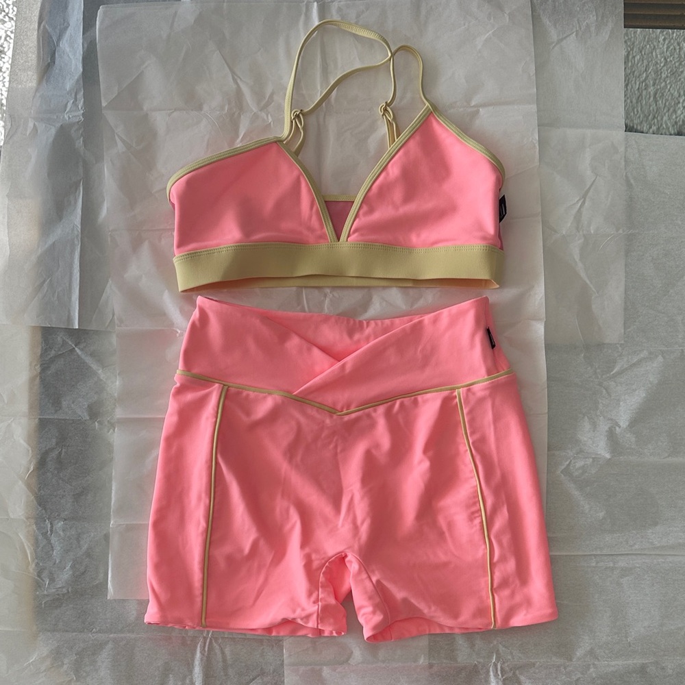 JD DANCEWEAR “Posh Set” Pink lemonade color ! Wore only once ! Size : AS